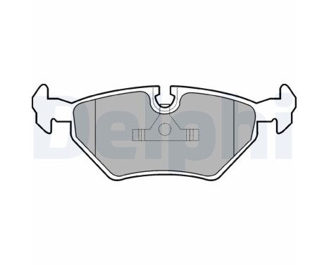 Brake Pad Set, disc brake LP555 Delphi