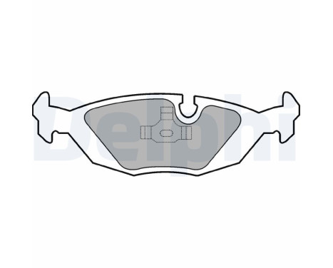 Brake Pad Set, disc brake LP576 Delphi