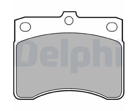 Brake Pad Set, disc brake LP578 Delphi