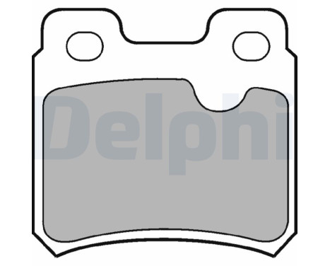 Brake Pad Set, disc brake LP586 Delphi