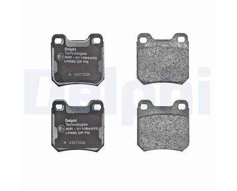 Brake Pad Set, disc brake LP590 Delphi, Image 2