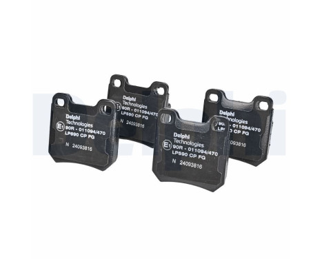 Brake Pad Set, disc brake LP590 Delphi, Image 2