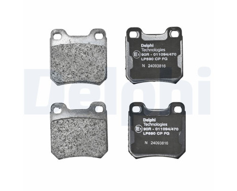 Brake Pad Set, disc brake LP590 Delphi, Image 3
