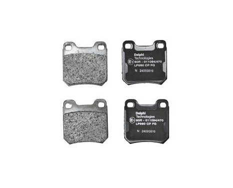 Brake Pad Set, disc brake LP590 Delphi, Image 2