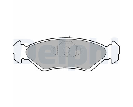 Brake Pad Set, disc brake LP591 Delphi