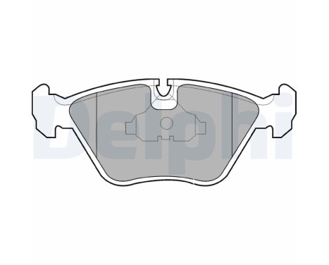 Brake Pad Set, disc brake LP602 Delphi