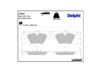 Brake Pad Set, disc brake LP602 Delphi