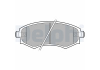 Brake Pad Set, disc brake LP606 Delphi