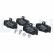 Brake Pad Set, disc brake LP617 Delphi