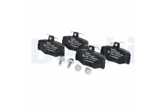 Brake Pad Set, disc brake LP617 Delphi