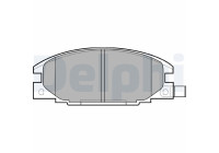 Brake Pad Set, disc brake LP629 Delphi