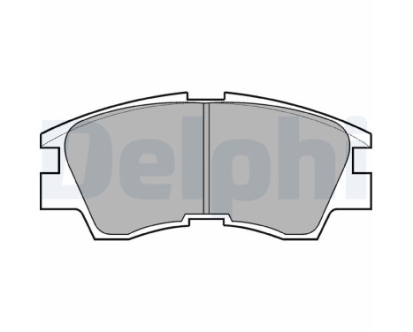 Brake Pad Set, disc brake LP633 Delphi