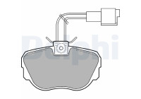 Brake pad set, disc brake LP647 Delphi