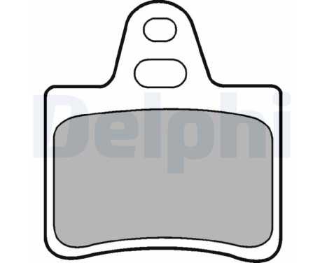 Brake Pad Set, disc brake LP655 Delphi