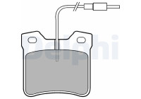 Brake Pad Set, disc brake LP667 Delphi