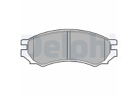 Brake Pad Set, disc brake LP670 Delphi