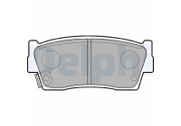 Brake Pad Set, disc brake LP684 Delphi