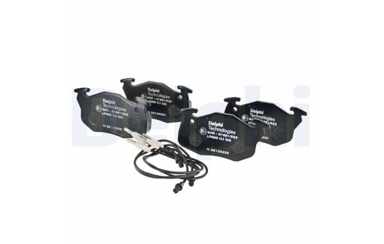 Brake Pad Set, disc brake LP696 Delphi, Image 2