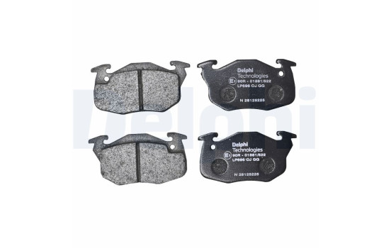 Brake Pad Set, disc brake LP696 Delphi, Image 3