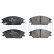 Brake Pad Set, disc brake LP704 Delphi, Thumbnail 2