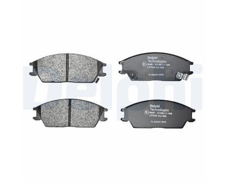 Brake Pad Set, disc brake LP704 Delphi, Image 3