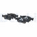 Brake Pad Set, disc brake LP710 Delphi