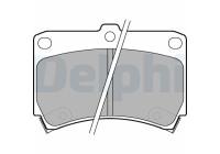 Brake Pad Set, disc brake LP743 Delphi