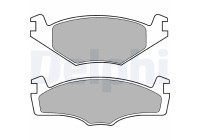 Brake Pad Set, disc brake LP756 Delphi