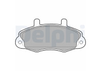 Brake Pad Set, disc brake LP766 Delphi