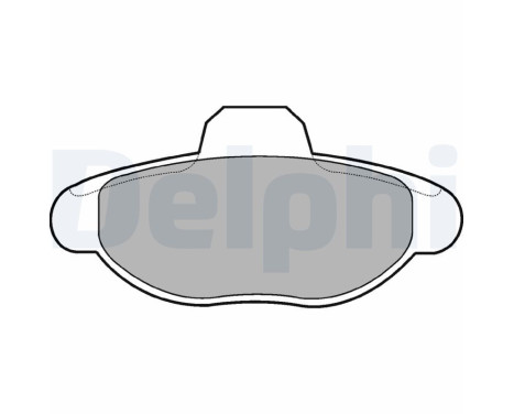 Brake Pad Set, disc brake LP771 Delphi