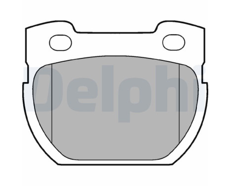 Brake Pad Set, disc brake LP777 Delphi