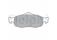 Brake Pad Set, disc brake LP782 Delphi