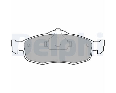 Brake Pad Set, disc brake LP782 Delphi