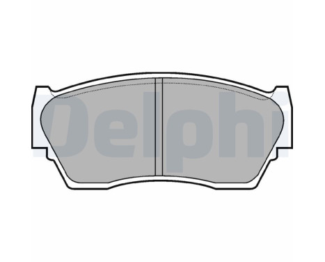 Brake Pad Set, disc brake LP783 Delphi