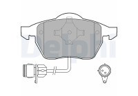 Brake Pad Set, disc brake LP784 Delphi