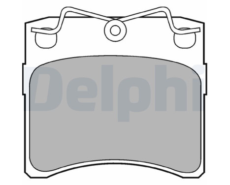 Brake Pad Set, disc brake LP785 Delphi