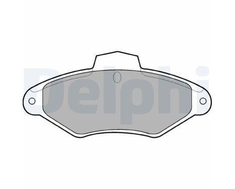 Brake Pad Set, disc brake LP787 Delphi