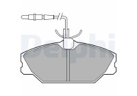 Brake Pad Set, disc brake LP788 Delphi