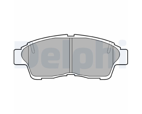 Brake pad set, disc brake LP789 Delphi