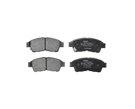 Brake pad set, disc brake LP789 Delphi, Image 2