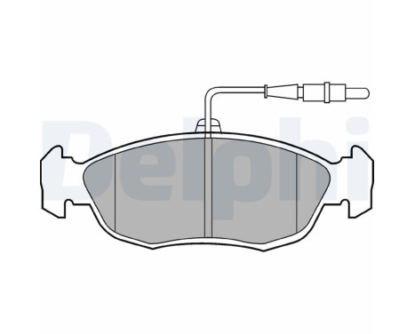 Brake Pad Set, disc brake LP793 Delphi