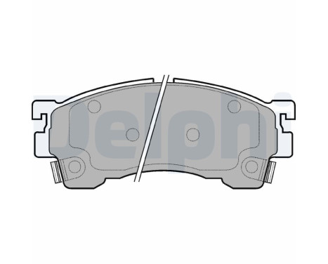 Brake Pad Set, disc brake LP801 Delphi