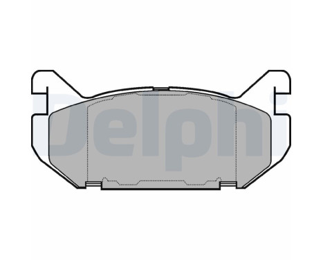 Brake Pad Set, disc brake LP802 Delphi