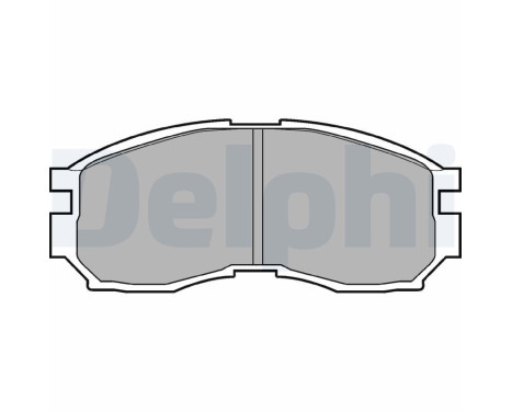 Brake Pad Set, disc brake LP803 Delphi