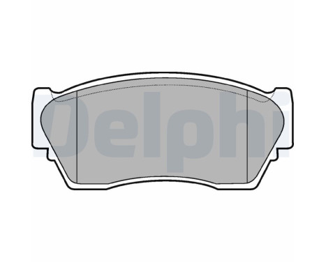 Brake Pad Set, disc brake LP804 Delphi