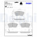 Brake Pad Set, disc brake LP809 Delphi