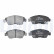 Brake Pad Set, disc brake LP809 Delphi, Thumbnail 3