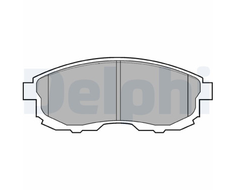 Brake Pad Set, disc brake LP812 Delphi