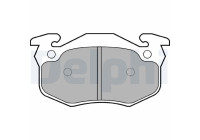Brake Pad Set, disc brake LP836 Delphi