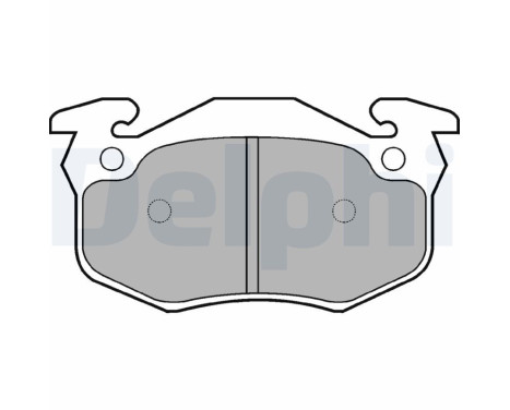 Brake Pad Set, disc brake LP836 Delphi